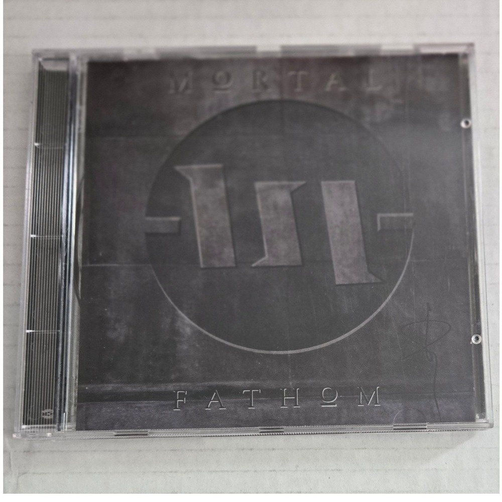 Mortal Fathom CD 1993 Intense Records Industrial Rock‎ Signed Jyro Jerome Good